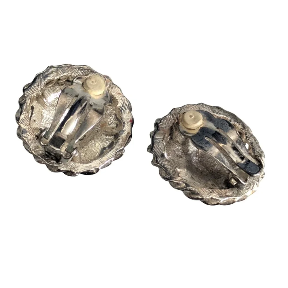 80s 90s Vintage‎ Lion Clip On Earrings